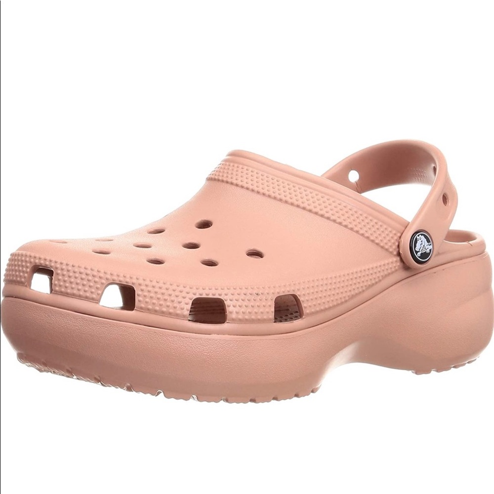 Pale Blush Platform Croc